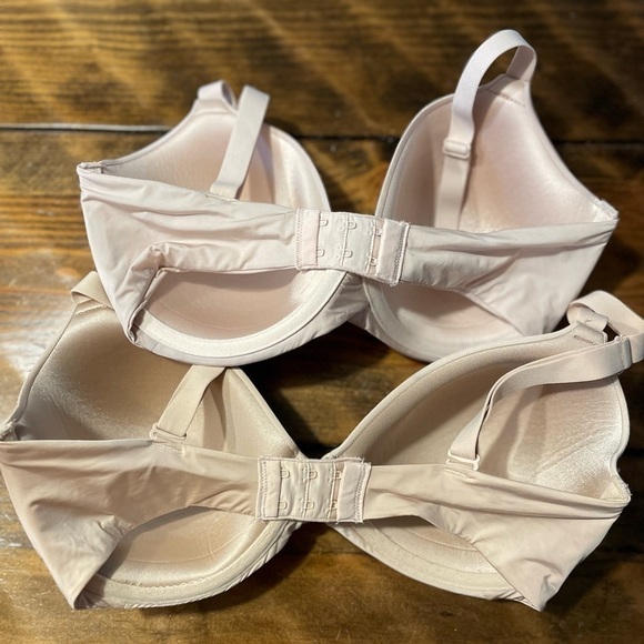 Maidenform Bundle of 2 SmartZone Back Clasp Bra's convertible 32DD pink/nude - Picture 6 of 8